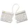R-Go Tools Rgosbeswlwh Kabellose Tastatur Und Maus Spanisch - White