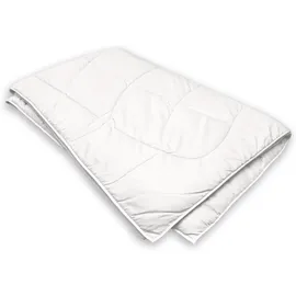 Künsemüller Alpaka Leicht-Steppbett 135x200cm 8 cm, hoch – weiß