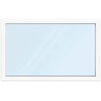Fenster 160x100 cm, Kunststoff Profil aluplast IDEAL® 4000, Weiß, 1600x1000 mm, einteilig festverglast, 2-fach Verglasung, individuell konfigurieren