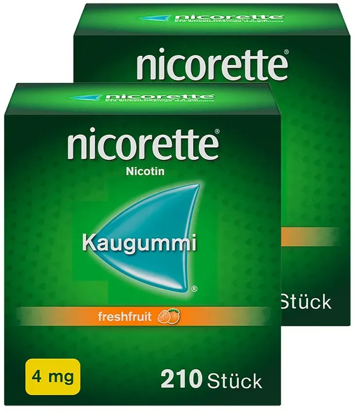 NICORETTE 4 mg freshfruit Kaugummi 2X210 St