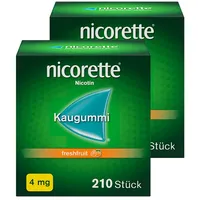 NICORETTE 4 mg freshfruit Kaugummi 2X210 St