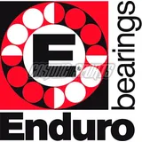Enduro Bearings ACB 4545 1375 Angular Contact Stainless Steel Steuersatzlager, 45x45°, 37x49x7 - Silber