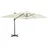 mit Aluminium-Mast 400 x 300 cm Sandweiß