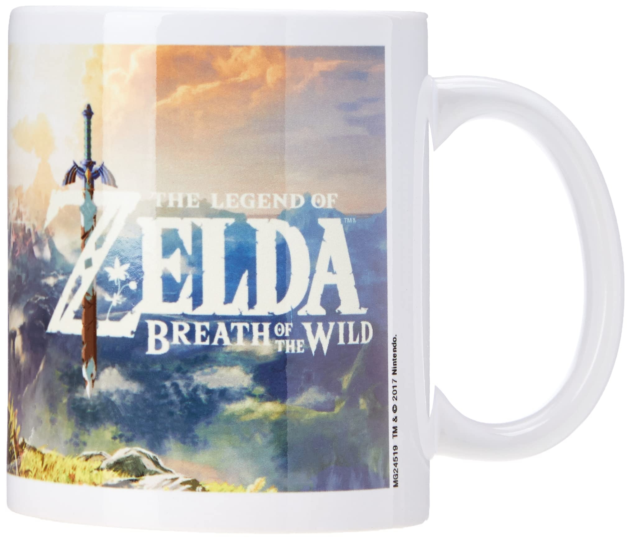 Nintendo Legend Zelda: Breath of The Wild Sunset Ceramic Mug Kaffeetassen, Keramik, Mehrfarbig, 1 Stück (1er Pack)