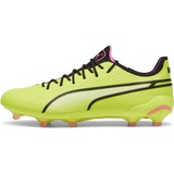 Puma King Ultimate FG/AG Herren / gelb/schwarz/pink-44.5