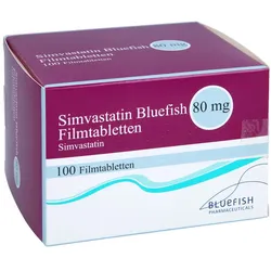 SIMVASTATIN Bluefish 80 mg Filmtabletten 100 St