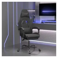 vidaXL Gaming-Stuhl mit Fußstütze Schwarz