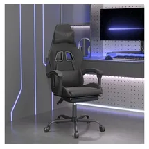vidaXL Gaming-Stuhl mit Fußstütze Schwarz