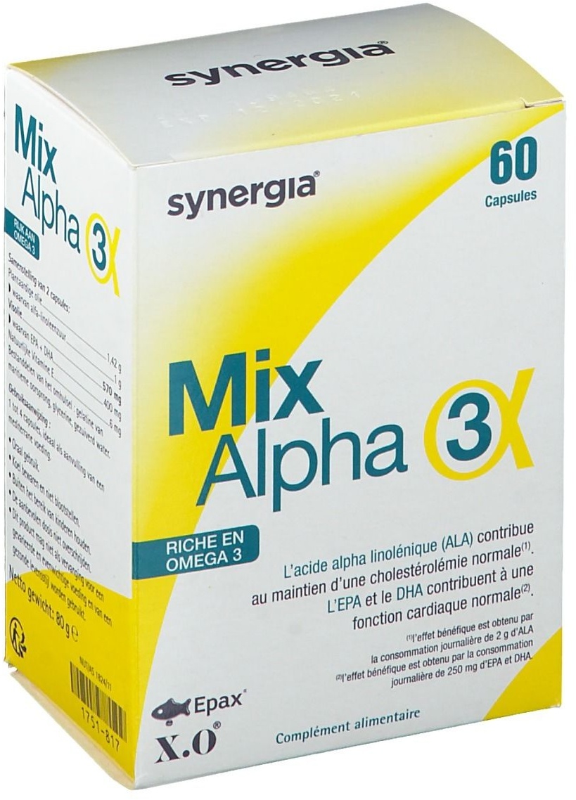 Synergia Mix-Alpha 3 60 pc(s) capsule(s)