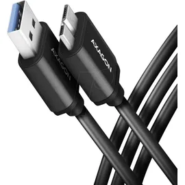 AXAGON USB-A auf Micro-USB 1,0 m Schwarz
