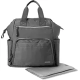 Skip Hop Wickelrucksack »Mainframe, charcoal«, grau