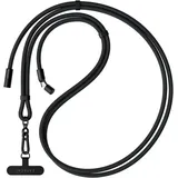 Satechi OntheGo Crossbody Lanyard Kabel Schwarz