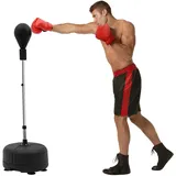 Speed Standboxsack Punchingball Boxsack höhenverstellbarer 120-160cm Schwarz Boxtraining Geräte für Hause Fitnessstudio Workout