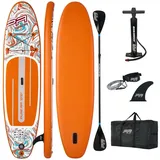 Aqua Marina Pure Air Coast 10'10 SUP Board 330 x 82 x 15 cm Orange/Türkis