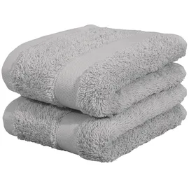 OTTO home Vanessa Handtuchset 30 x 50 cm hellgrau 8 St.