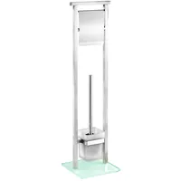 Wenko WC-Garnitur Debar silber Metall,