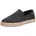 Herren Slipper Schuhe Santiago Espadrille Canvas Freizeit Elegant Slip-Ons Uni Santiago schwarz-grau Canvas