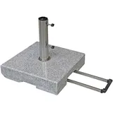 Doppler Schirmständer Granit 70 kg Grau