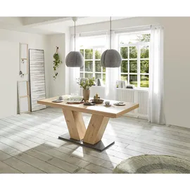 58 aufm Kessel Esstisch, ausziehbar Elena 180x90x76 Asteiche | Gr.: onesize