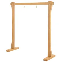 Sonic Energy Holz Gong Ständer – Zubehör für Gongs und Tam Tams bis 101 cm – Buche, natur (TMWGS-L)