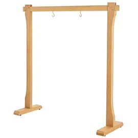 Sonic Energy Holz Gong Ständer – Zubehör für Gongs und Tam Tams bis 101 cm – Buche, natur (TMWGS-L)