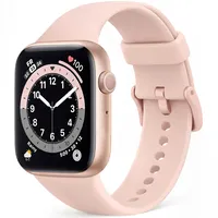 Smartwatch Damen Herren, 1.83" HD Fitnessuhr & Fitness Tracker mit Schrittzähler/Blutdruckmessung/Pulsuhren/Telefonfunktion, Schlaftracker, 120+ Sportmodi, IP68 Wasserdicht Sportuhr für Iphone Android