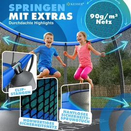 Kesser Trampolin Outdoor 244 cm Blau