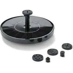Tchibo - Schwimmender Solar-Springbrunnen - schwarz