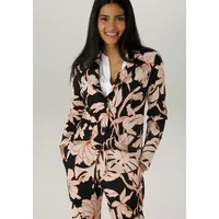 Aniston SELECTED Jerseyblazer in sand-schwarz-zimt | Gr.: 40