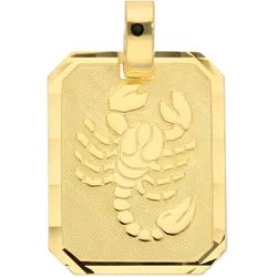 Ketten-Anhänger ADELIA ́S "333 Gold Sternzeichen Anhänger Skorpion", gold, Schmuckanhänger, Damen, Skorpion, Gold, Goldschmuck für Damen & Herren