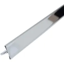 Dalsys Fliesenschiene T-Profil 2,5m x 25mm, Edelstahl, Poliert