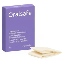 ORAL SAFE Latexschutztuch Erdbeere 8 St