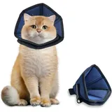 LuxusKollektion Schutzkragen Weiche Halskrause für Katzen nach Operation, verstellbarer