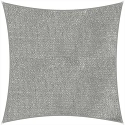 Sonnensegel Teneriffa Quadrat ca.500x0,5x500cm Silberfarben