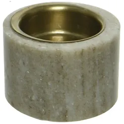 Teelichthalter Marmor Kerzenständer f. Teelichter o. LED Teelichter H: 4cm rosa