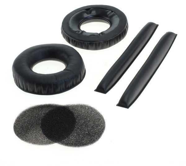 Ohrpolster Set Kunstleder passend für Sennheiser HD25, HD25-1 II, PC150, PC151, PC155