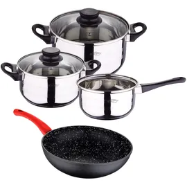 San Ignacio - 16/18/20 cm Kochgeschirr mit Wok aus geschmiedetem Aluminium