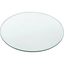 neu.haus [neu.haus] Glasplatte Glasgow Rund Glasscheibe Tischplatte ESG Glas Kaminplatte Kaminglas DIY Tisch