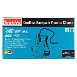 Makita VC012GZ01 Rucksackstaubsauger blau