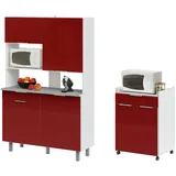 Parisot Buffet Set "Urban 3" Hochglanz-Rot