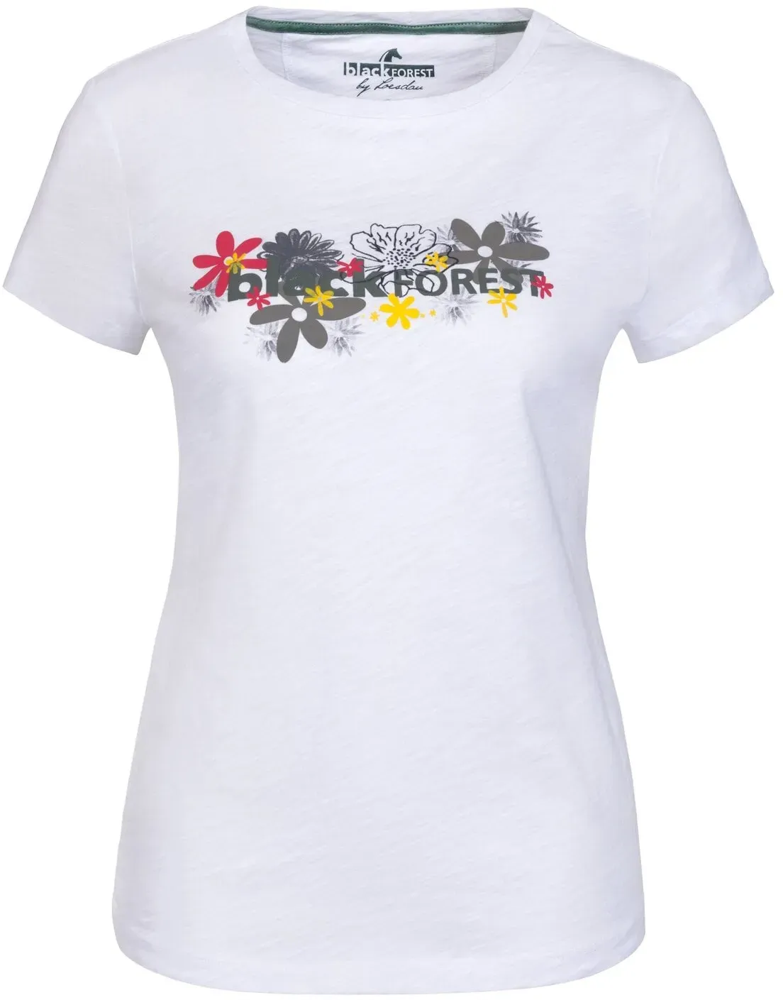black forest T-Shirt mit Print white M