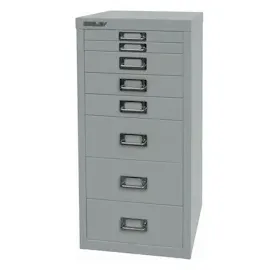 BISLEY MultiDrawer Schubladenschrank 27,9 x 38 x 59 cm silber
