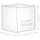 Harper Hocker Cube MANACOR Stoff 45 x 45 x 45 cm Beige