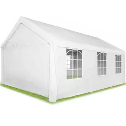 TECTAKE Garten Pavillon 6x4m mit 4 Seitenteilen