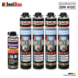 Brunnenschaum 4 x 750ml Bauschaum 1 x Reiniger Montageschaum Pistolenschaum