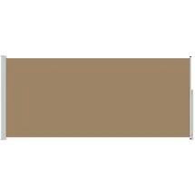 vidaXL Seitenmarkise 600 x 200 cm Taupe Polyester