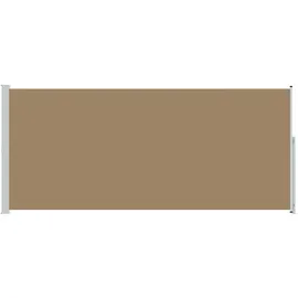 vidaXL Seitenmarkise 600 x 200 cm Taupe Polyester