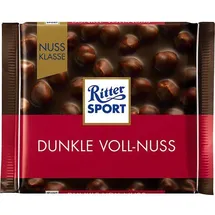 Ritter Sport Dunkle Vollnuss Milchschokolade 100 g