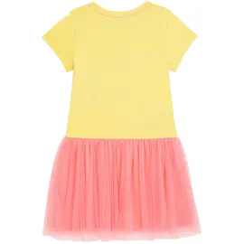 danamade Tüllkleid "DANAMADE Dresses DTESSA", Mädchen, Gr. 104, gelb (lemonade), Oberteil: 95% Polyester, 5% Elasthan. Rock: 100% Polyester, Futter: 100% Polyester, Kleider