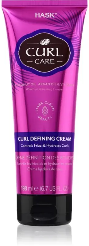 HASK Curl Care Definition-Creme für welliges und lockiges Haar 198 ml